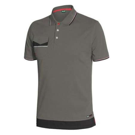 POLO BOOM GRIS ANTRA / NEGRO 8815B-080 T.XL