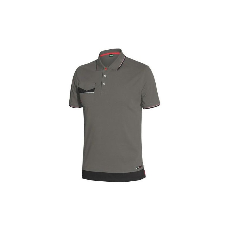 POLO BOOM GRIS ANTRA / NEGRO 8815B-080 T. XXL