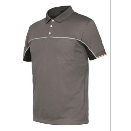 POLO ISSA EXTREME MANGA CORTA GRIS CLARO T-M