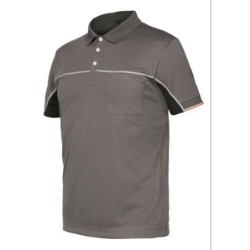 POLO ISSA EXTREME MANGA CORTA GRIS CLARO T-XXL