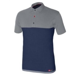 POLO STRETCH AZUL/GRIS M/CORTA 8774 T-M