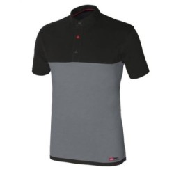 POLO STRETCH GRIS/NEGRO M/CORTA 8774 T-L