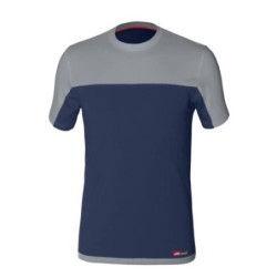CAMISETA STRETCH AZUL/GRIS 8772 T-M