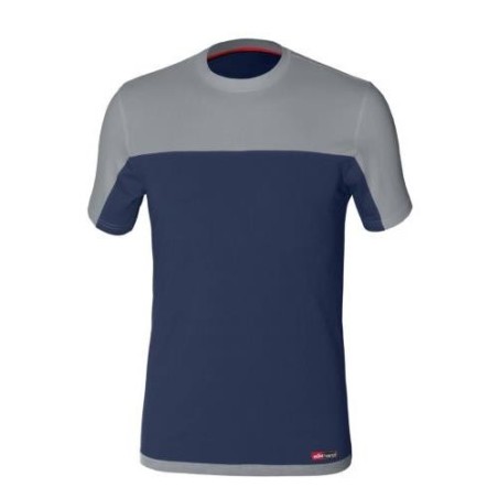 CAMISETA STRETCH AZUL/GRIS 8772 T-XXL