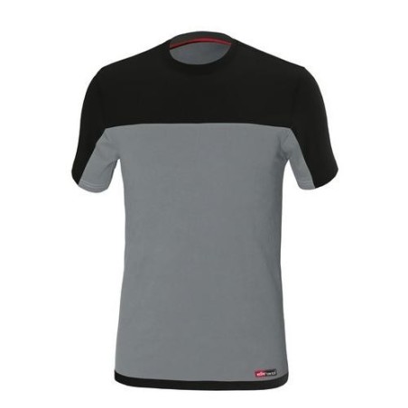CAMISETA STRETCH GRIS/NEGRO 8772 T. 3XL