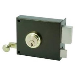 CERRADURA SOBREPONER 125A 100MM HE DCH REDONDO