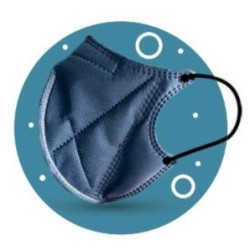 MASCARILLA REUTILIZABLE ERGONATURAL AZUL (BL-2UN)