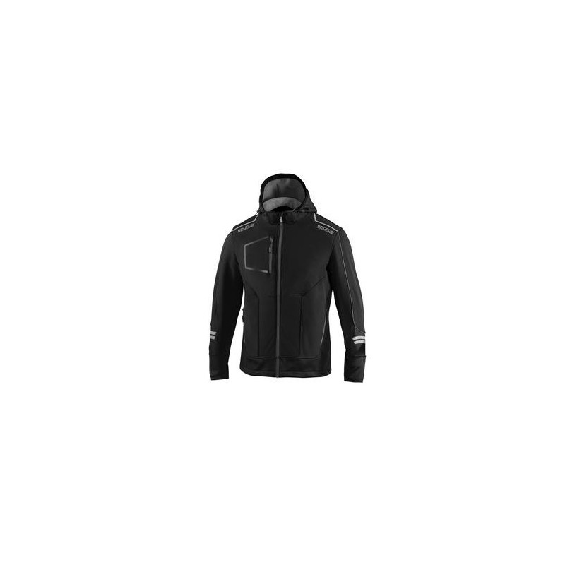 CHAQUETA TECNICA SOFT-SHELL TECH YORK NEGRA T.S