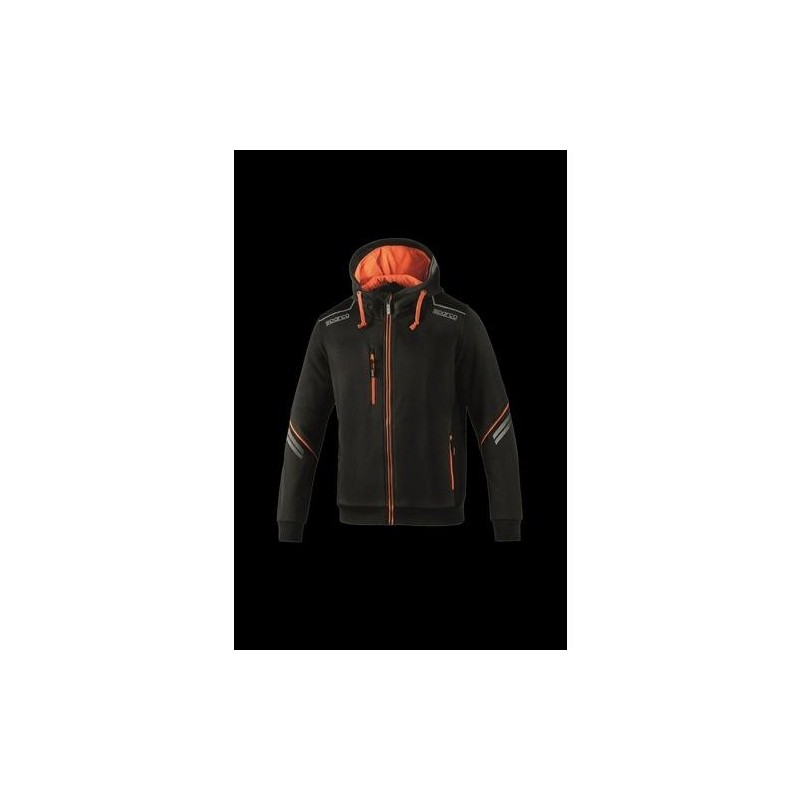 SUDADERA TECNICA COLORADO NEGRO/NARANJA T.S