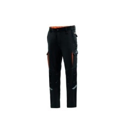 PANTALON TECNICO OREGON NEGRO/NARANJA T.L