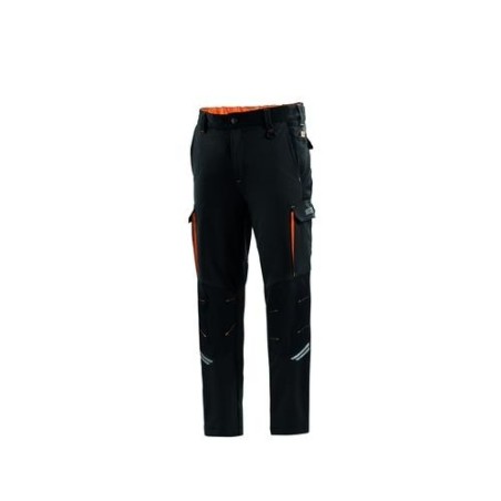 PANTALON TECNICO OREGON NEGRO/NARANJA T.XL