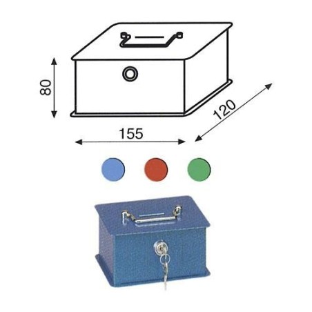 HUCHA PINTADA JOMA 1 ROJO 01281