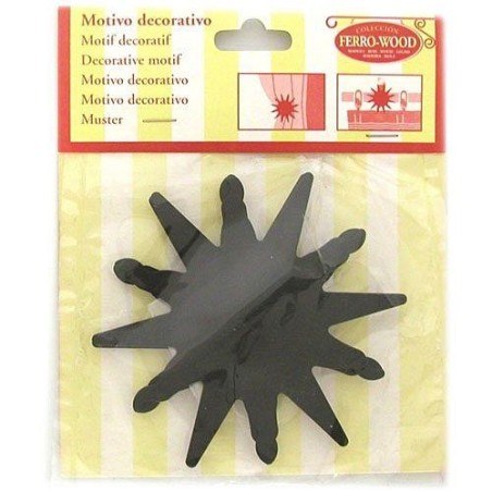 BLISTER 2 MOTIVO DECORATIVO SOL NEGRO FW104