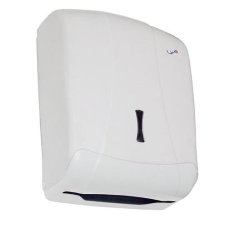 DISPENSADOR TOALLAS ZIG-ZAG BLANCO