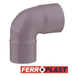 CODO PVC GRIS MACHO-HEMBRA 87   90 MM. 205323