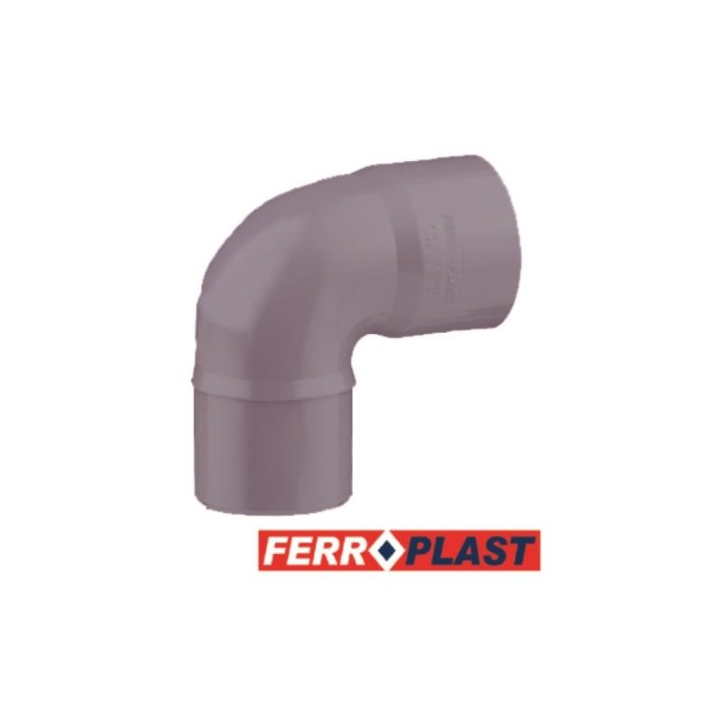 CODO PVC GRIS MACHO-HEMBRA 87   90 MM. 205323