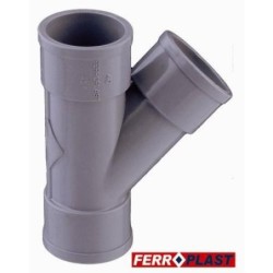 INJERTO PVC GRIS HM.-HM. 45   32 MM. 205333