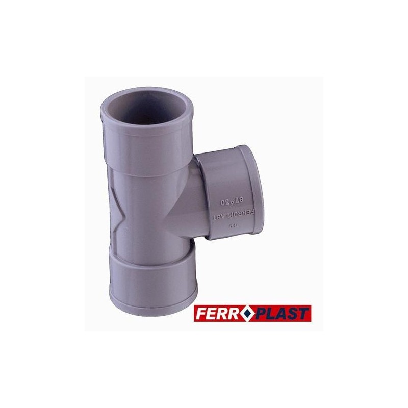 INJERTO PVC GRIS HM.-HM. 87   40 MM. 205344