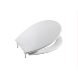ASIENTO BAÑO WC VICTORIA BLANCO CON BISAGRAS NYLON