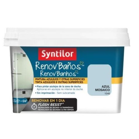PINTURA RENOV BAÑOS 0,5L AZUL MOSAICO 00292008