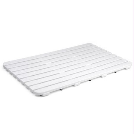 TARIMA DE BAÑO POLIPROPILENO 50X80 CM BLANCA