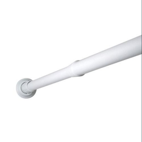 BARRA CORTINA BAÑO RECTA EXTENSIBLE 75-115