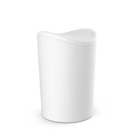 CUBO BAÑO CON TAPA BASCULANTE 6L. BLANCO 4470101
