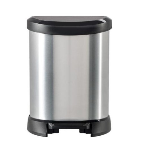 CUBO 5 L. CON PEDAL DECOBIN PLATA185376
