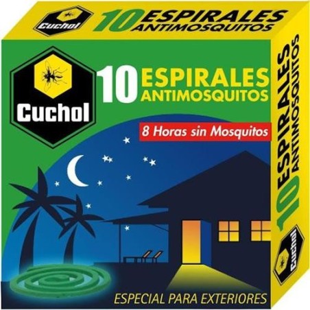 ESPIRAL ANTIMOSQUITOS CUCHOL 10UDS