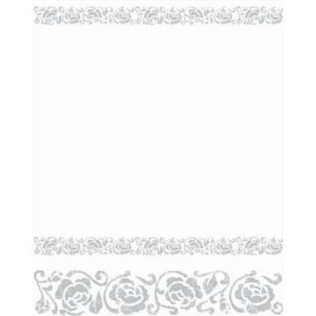 MANTEL MESA PLATA 120X180 7651