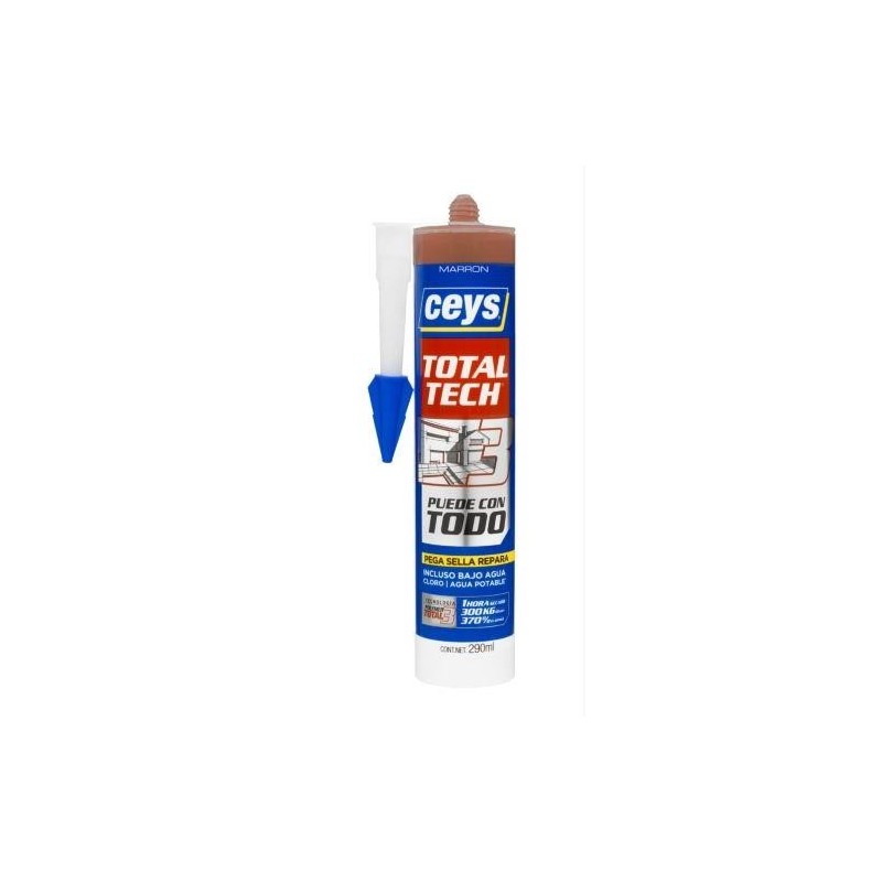 CEYS TOTAL TECH MARRON CARTUCHO 290ML 507222