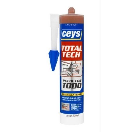 CEYS TOTAL TECH MARRON CARTUCHO 290ML 507222