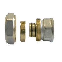 ENLACE COMPRESION RECTO HEMBRA COBRE 15X1/2