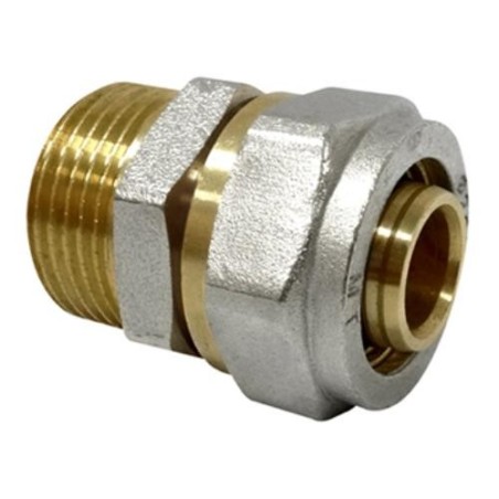 ENLACE RECTO ROSCA MACHO MULTICAPA DN16X1/2