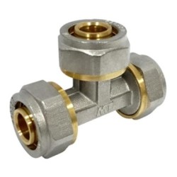 ENLACE COMPRESION T MULTICAPA DN20