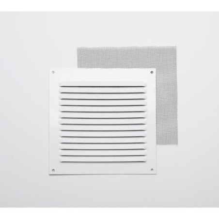 REJILLA S/B 0,8 C/MOSQ. LACADO BLANCO 15X15 002783