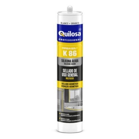 SILICONA ORBASIL K86/300 ML. TRANSLUCIDA 812