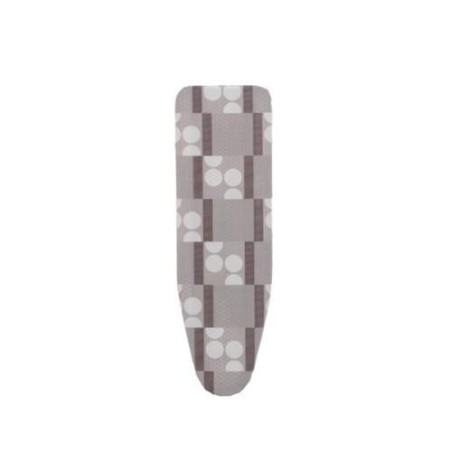 FUNDA PLANCHA MULETON LOGOS GRIS 130X48 FUR003