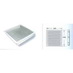 REJILLA EMPOTRAR ALUMINIO 17X17