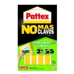 CINTA DOBLE CARA PEGA Y DESPEGA NO MAS CLAVOS