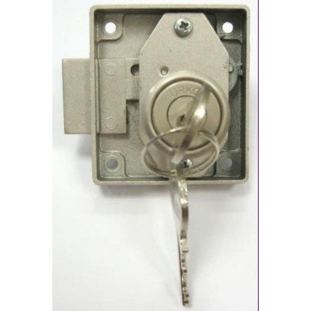 CERRADURA SOBREPONER NIQUEL 23R NIQUELADO MATE-25