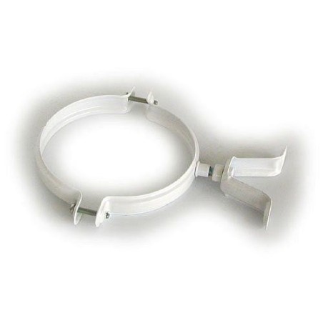 ABRAZADERA REGULABLE 125 MM. ALUMINIO BLANCO