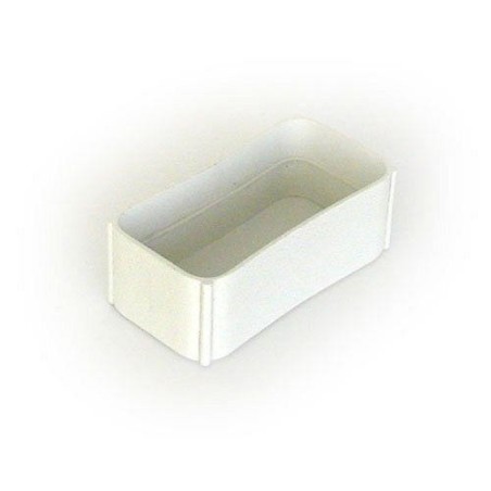 EMPALME RECTANGULAR POLIPROPILENO 110X56
