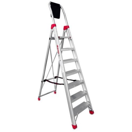 ESCALERA DE TIJERA PROFESIONAL 7 PELDAÑOS DOMUS7