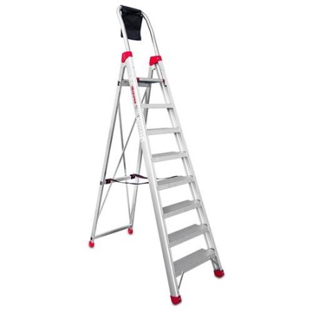 ESCALERA DE TIJERA PROFESIONAL 8 PELDAÑOS DOMUS8