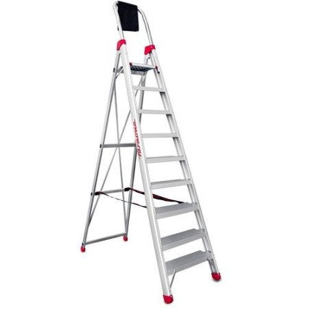 ESCALERA DE TIJERA PROFESIONAL 9 PELDAÑOS DOMUS9