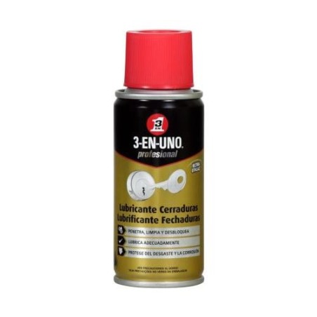 LUBRICANTE DE CERRADURA 3 EN 1 PROF. 100ML. 34463