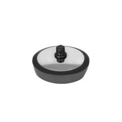 TAPON GOMA-CHAPA INOXIDABLE 32 MM. (BL.) B60232