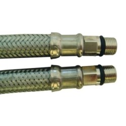 JUEGO CONEXION INOX. GRIFERIA 3/8 10X100 35MM
