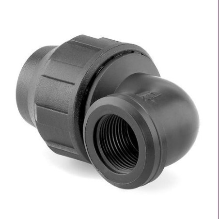 ENLACE MIXTO CODO ROSCA HEMBRA PP PARA PE 20MM-1/2